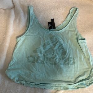 Adidas Women's Light Green Tank Top